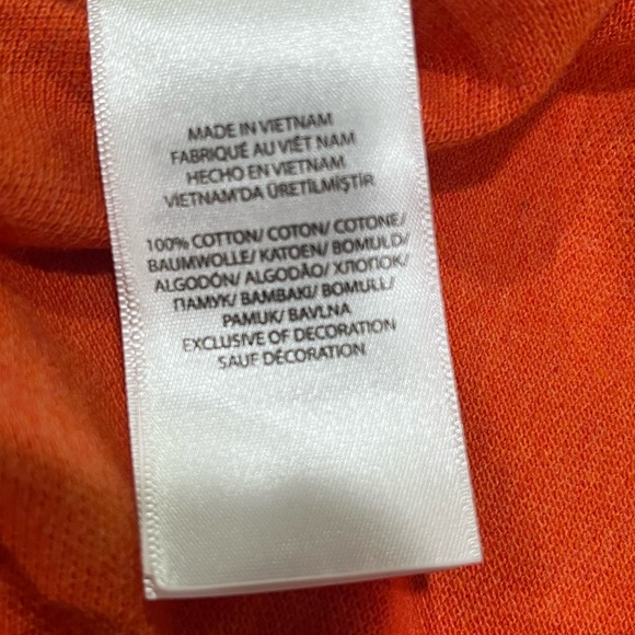Polo by Ralph Lauren Vibrant Orange Polo Shirt XLG Classic Fit Logo on Front - Picture 8 of 8